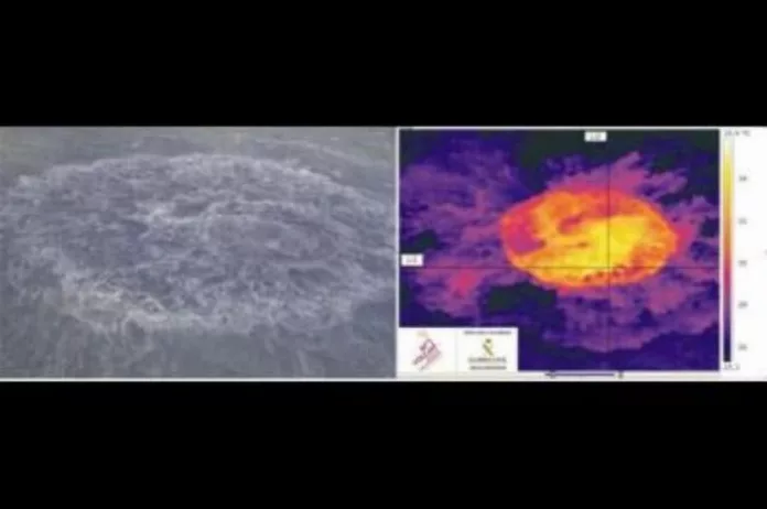 La erupción submarina incrementa 11ºC la temperatura del mar al Sur de El Hierro