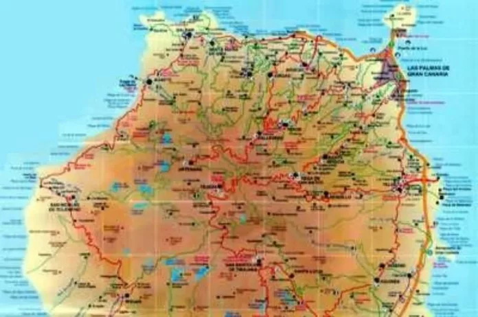 Tirada de 300.000 ejemplares del nuevo mapa de Gran Canaria