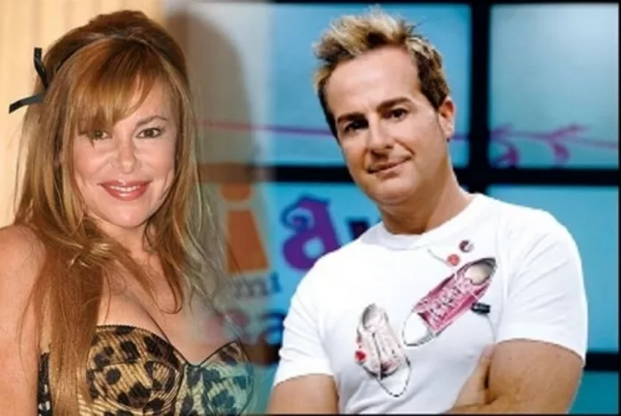 Ana Obregón y Roberto Herrera, presentadores de la gala Drag Queen del Carnaval de Las Palmas de Gran Canaria