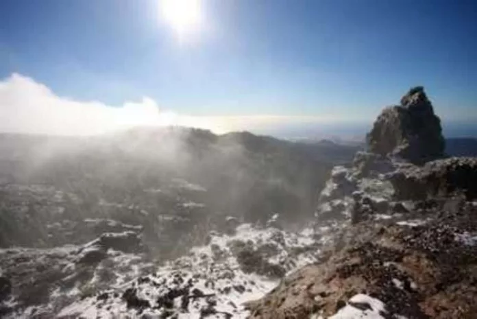 Se espera nieve a 1.700 metros en Gran Canaria este mes de enero de 2012