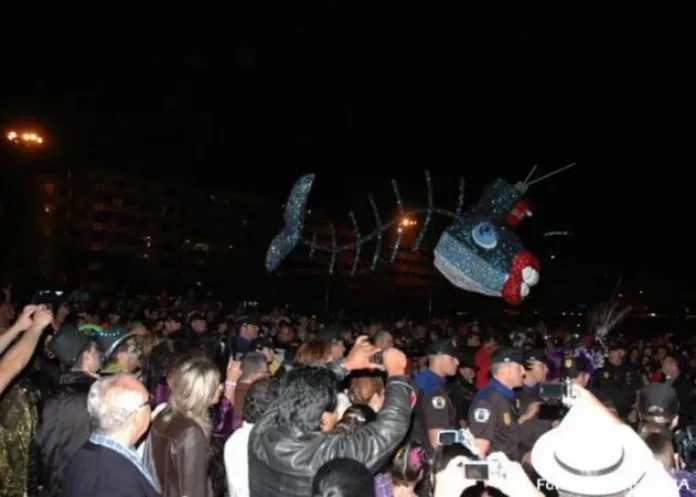 Trayecto del Entierro de la Sardina del Carnaval 2012 de Las Palmas de Gran Canaria