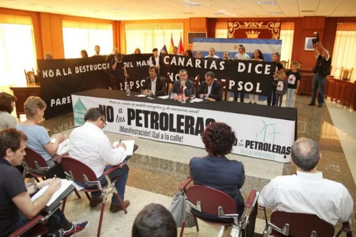 Hora y lugar de las manifestaciones en Canarias contra las prospecciones petrolíferas 24 de marzo