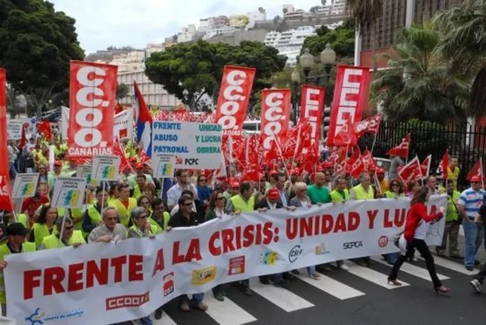 Hora y ruta de la manifestación 1 de mayo 2012 en Las Palmas de Gran Canaria