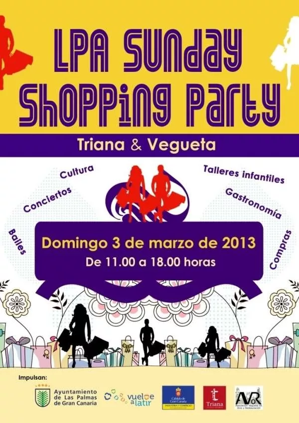 'LPA Sunday Shopping Party' la apertura de la zona comercial Triana-Vegueta