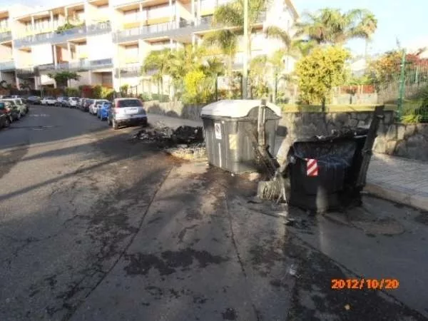 Reponen 109 contenedores y 1.047 papeleras en Las Palmas de Gran Canaria, tras ser objeto de actos vandálicos