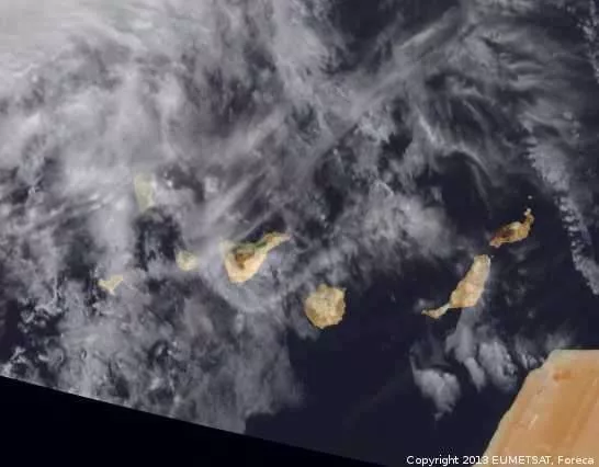 La Aemet activa el aviso naranja en las islas occidentales y en cumbres de Gran Canaria por viento y lluvia
