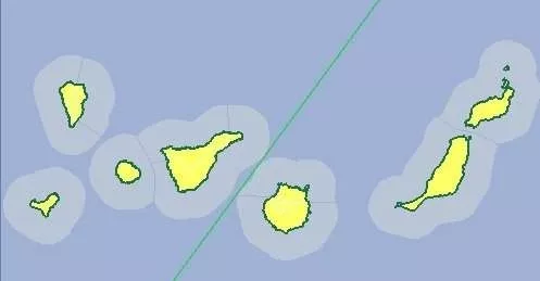 Nivel amarillo por calor y fuerte viento en Canarias