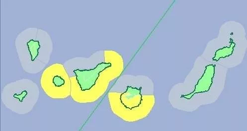 Aviso amarillo en Canarias hasta el jueves