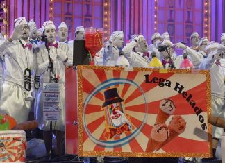 Los Legañosos, 1er premio de interpretación del concurso de murgas del Carnaval 2016 Los Legañosos, 1er premio de interpretación del concurso de murgas del Carnaval 2016