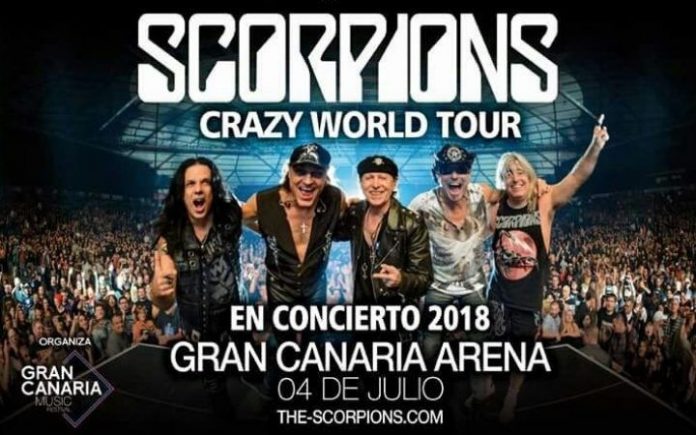 Concierto Scorpions Las Palmas de Gran Canaria 2018